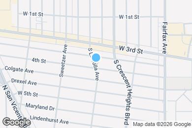 Map image of the property - 378 S La Jolla Ave