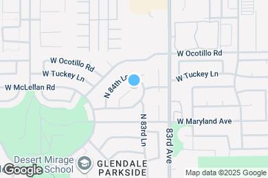 Map image of the property - 6631 N 84th Dr