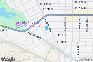 Map image of the property - 1608 E 12th St