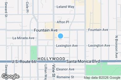 Map image of the property - 6236 La Mirada Ave