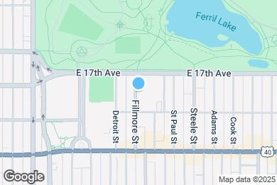 Map image of the property - 1650 Fillmore St