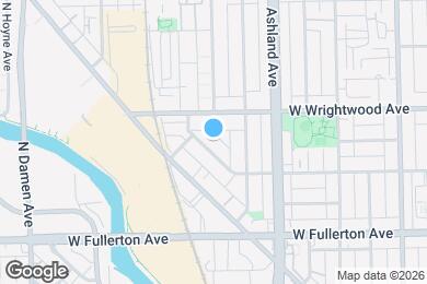 Map image of the property - 1738 W Altgeld St