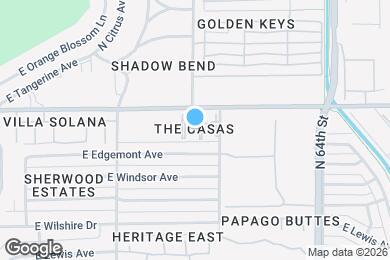 Map image of the property - 2828 N 61st Pl