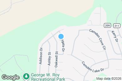 Map image of the property - 116 Rosegate Dr