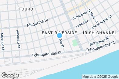Map image of the property - 3501 Annunciation St