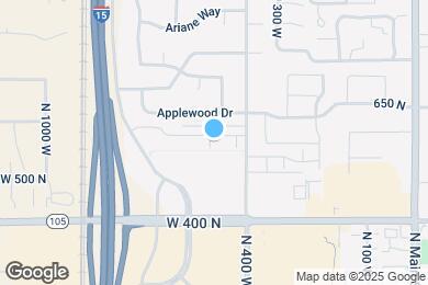 Map image of the property - 493 W 620 N