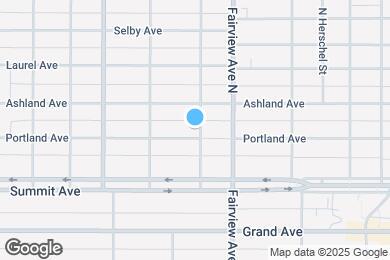 Map image of the property - 1855 Portland Ave