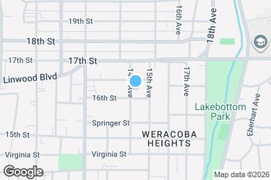 Map image of the property - 1610 14th Ave