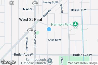 Map image of the property - 1028 Seminole Ave
