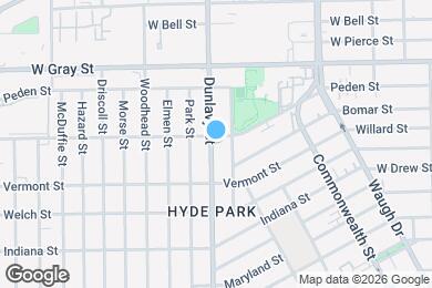 Map image of the property - 1705C Dunlavy St
