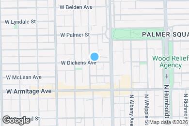 Map image of the property - 3235 W Dickens Ave