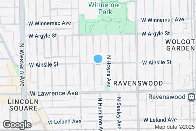 Map image of the property - 2117 W Ainslie St