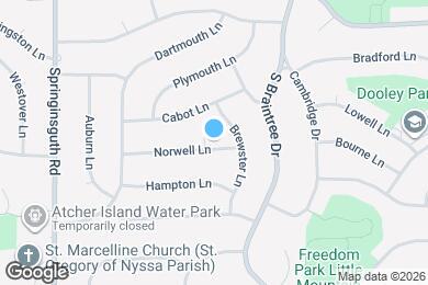 Map image of the property - 1316 Norwell Ln