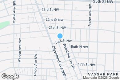 Map image of the property - 803 19th St NW