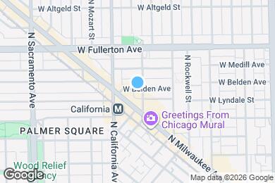 Map image of the property - 2709 W Belden Ave