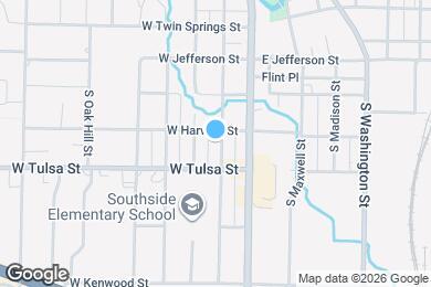 Map image of the property - 706 S Wright St