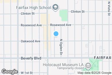 Map image of the property - 414 N Orange Grove Ave