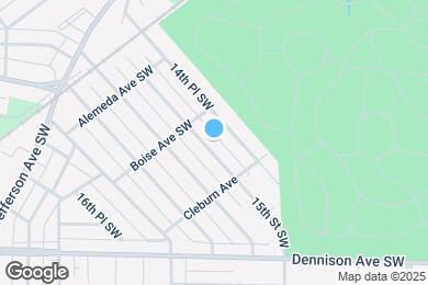 Map image of the property - 1225 15th St SW