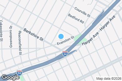 Map image of the property - 15857 Evanston St