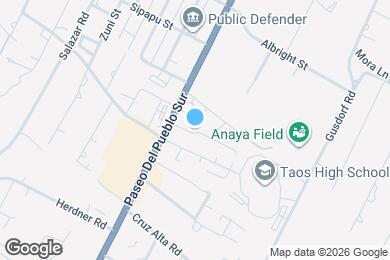 Map image of the property - Taos Haus +6