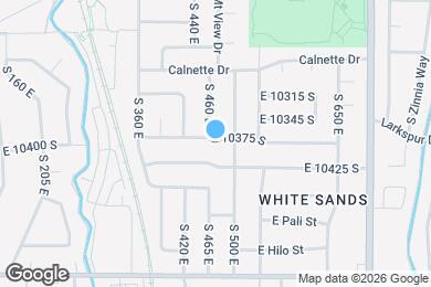 Map image of the property - 468 E 10375 S