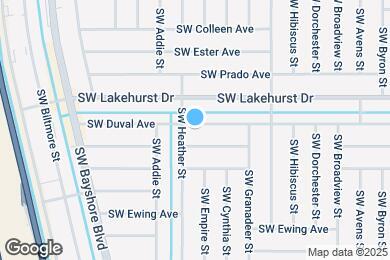 Map image of the property - 574 SW Duval Ave
