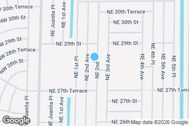 Map image of the property - 2808 NE 2nd Pl