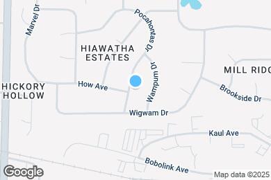 Map image of the property - W149N6158 Pocahontas Dr