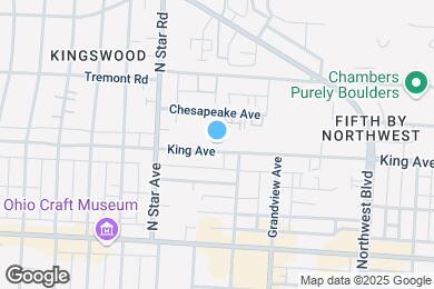 Map image of the property - 1476 King Ave