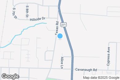 Map image of the property - 7201 Texas Rd