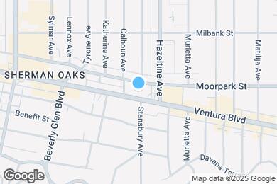 Map image of the property - Metro Art Sherman Oaks Luxury Living