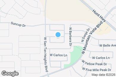 Map image of the property - 3769 W Dancer Ln