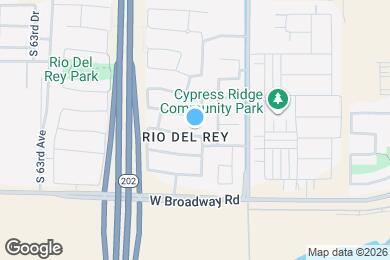 Map image of the property - 6010 W Encinas Ln