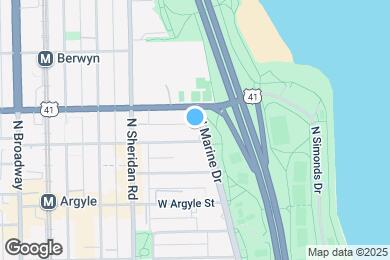 Map image of the property - 5100 N Marine Dr