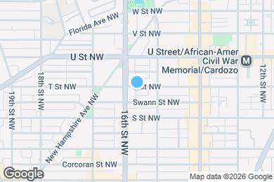 Map image of the property - 1534 T St NW