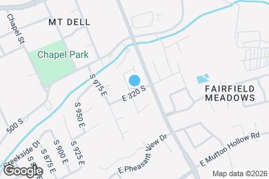 Map image of the property - 308 S 1050 E
