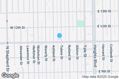 Map image of the property - 1105 Tulane St