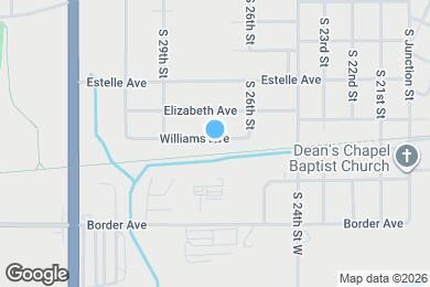 Map image of the property - 2701 Williams Ave