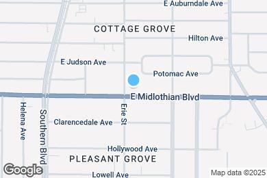 Map image of the property - 210 E Midlothian Blvd