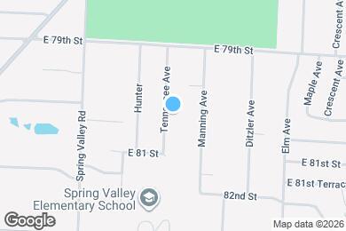 Map image of the property - 8007 Tennessee Ave