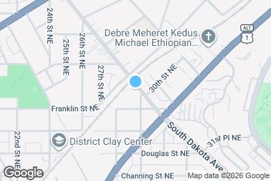 Map image of the property - 2712 South Dakota Ave NE