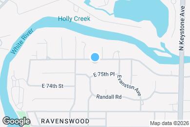 Map image of the property - 1811 E 75th St