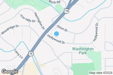 Map image of the property - 2726 Hollywood Dr