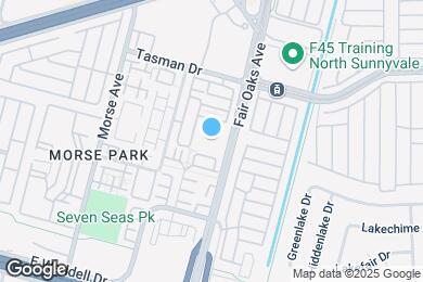 Map image of the property - 1101 N Fair Oaks Ave