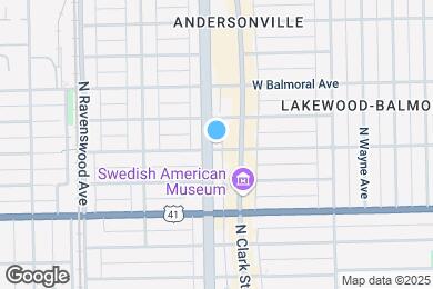 Map image of the property - 5301 N Ashland Ave
