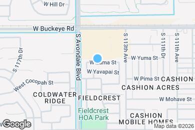 Map image of the property - 11411 W Yuma St