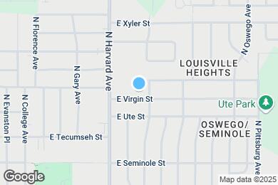 Map image of the property - 3337 E Virgin St
