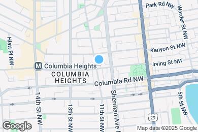 Map image of the property - 3103 11th St NW