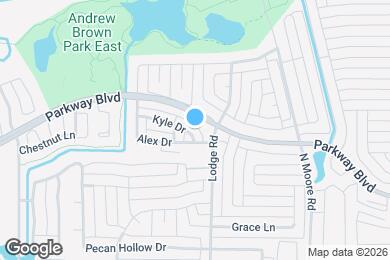 Map image of the property - 420 Kyle Dr