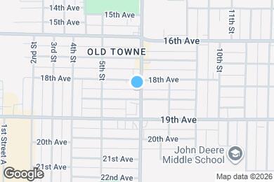 Map image of the property - 1817 7th St